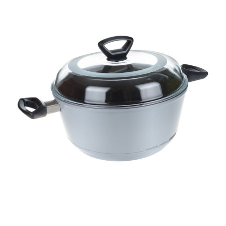 Indukční titanový hrnec iPIN281 ø 28 cm x 13 cm / 6.3 l stříbrný