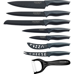 Sada nožů 8 ks s karbonovým povrchem